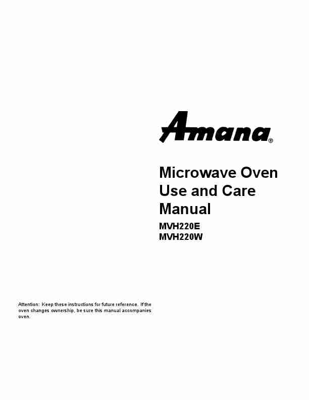 Amana Microwave Oven MH220E-page_pdf